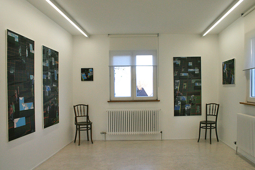 Galerie Zaiß Aalen, Klaus Fischer, Menschen im Raum