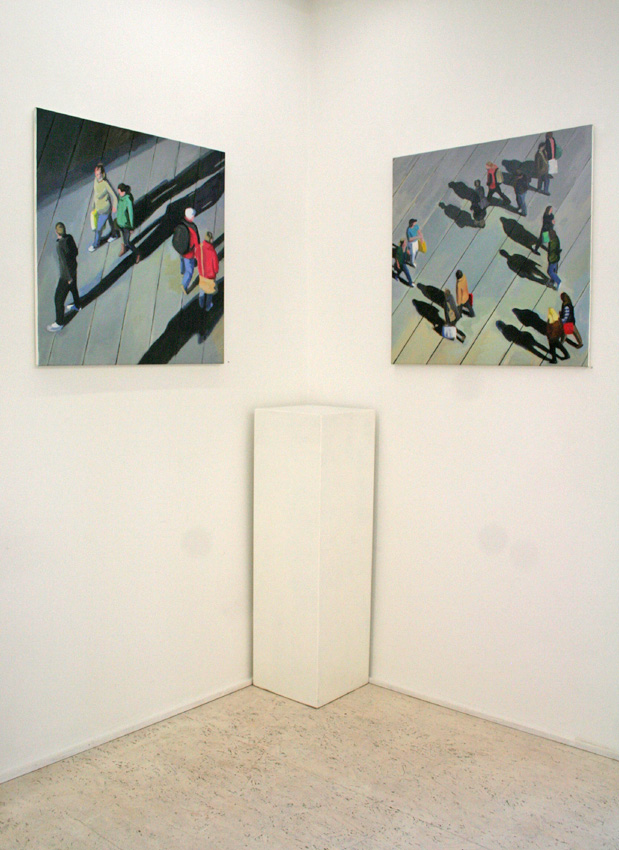 Galerie Zaiß Aalen, Klaus Fischer, Menschen im Raum