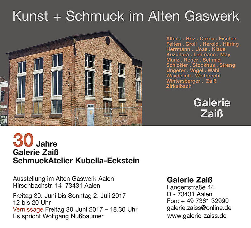 „Gaswerk Aalen_Galerie Zaiß